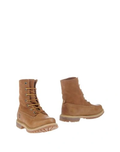 Timberland Ankle Boots In Ocher