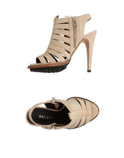 Shop Belstaff Sandals In Beige