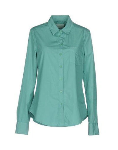 Band Of Outsiders Shirts In Light Green
