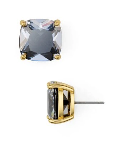 Kate Spade New York Small Square Stud Earrings In Sable/gold