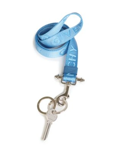 Givenchy Obsedia Key Ring In Light Blue