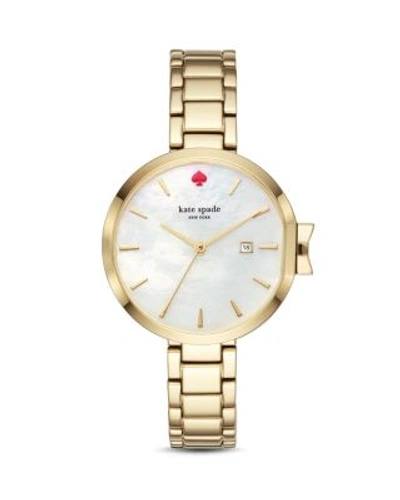 Shop Kate Spade New York Park Row Watch, 34mm In White/gold