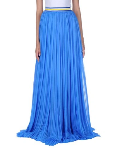 Dsquared2 Maxi Skirts In Blue