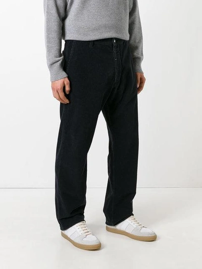 Shop Ami Alexandre Mattiussi Large Fit Trousers In Blue