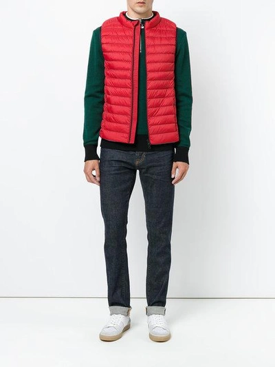 Shop Ecoalf Cardiff Gilet In Red