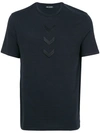 NEIL BARRETT arrow embroidered T-shirt,PBJT281EF50212167338