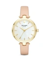 KATE SPADE KATE SPADE NEW YORK LEATHER HOLLAND WATCH, 34MM,KSW1281