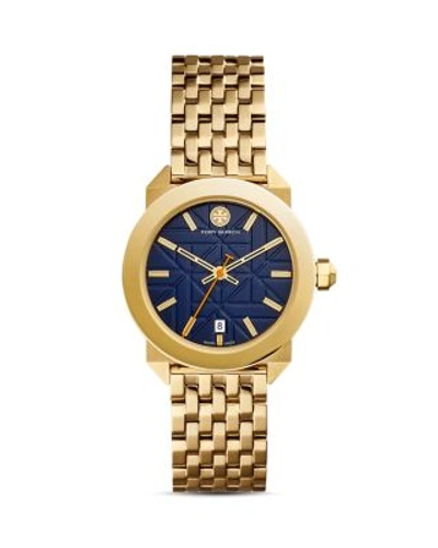Shop Tory Burch The Whitney Watch, 35mm In Gold