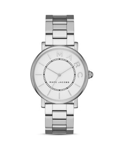 Marc Jacobs Classic Watch, 36mm In White/silver