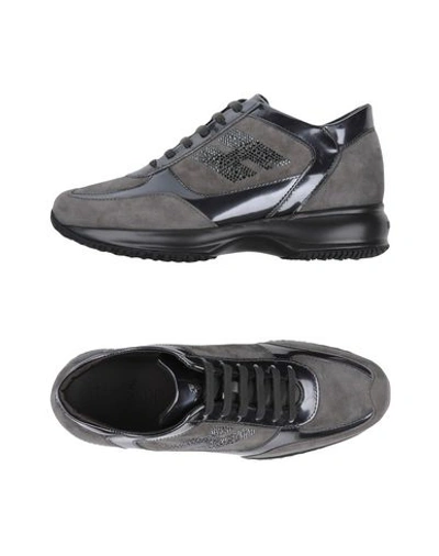 Shop Hogan Sneakers In Grey