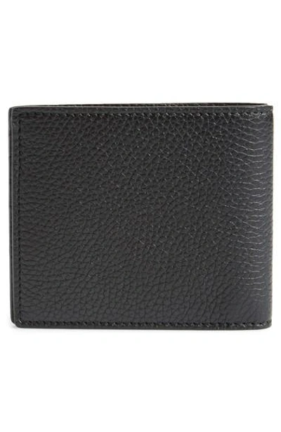 Shop Gucci Dragon Leather Wallet In Black