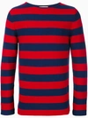 GUCCI STRIPED SWEATER WITH APPLIQUÉ,474326X5T2012166110