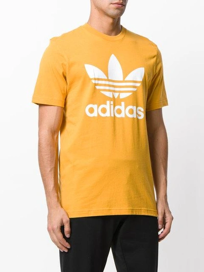 Adidas Originals Trefoil T-shirt In Orange Bq1806 - Orange | ModeSens