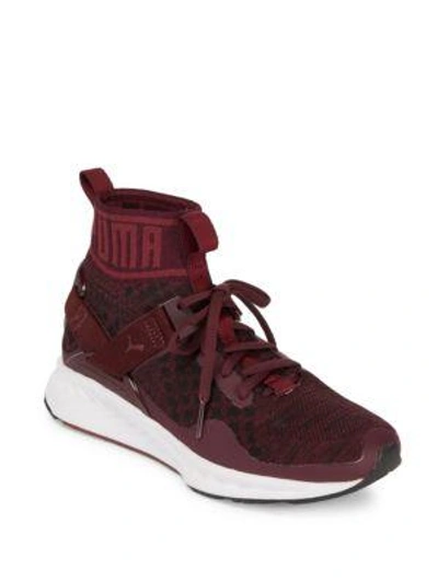 Puma Signature High-top Sneakers In Red