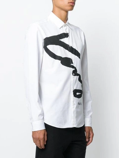 Shop Kenzo ' Signature' Hemd - Weiss In White