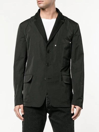 Shop Givenchy Technical Stitch Blazer In Black