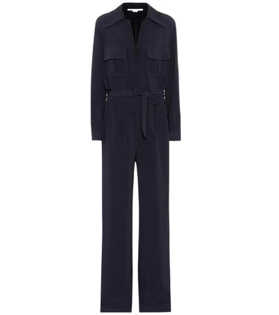 Stella Mccartney Crêpe Jumpsuit In Black