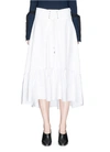 3.1 PHILLIP LIM / フィリップ リム Victorian waist cotton poplin skirt