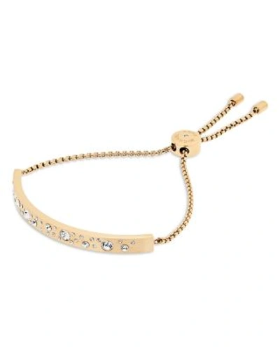 Michael Kors Modern Brilliance Crystal Slider Bracelet/goldtone