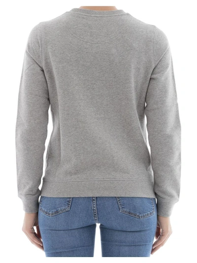 Shop Kenzo Grey Cotton Sweater