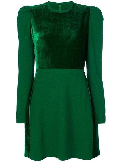 Shop Elie Saab Front Panel Dress - Green