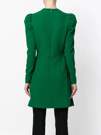 Shop Elie Saab Front Panel Dress - Green