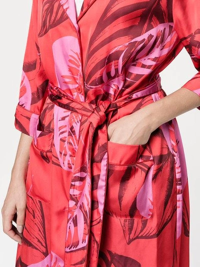 Shop Borgo De Nor Maria Palm Print Maxi Dress In Red