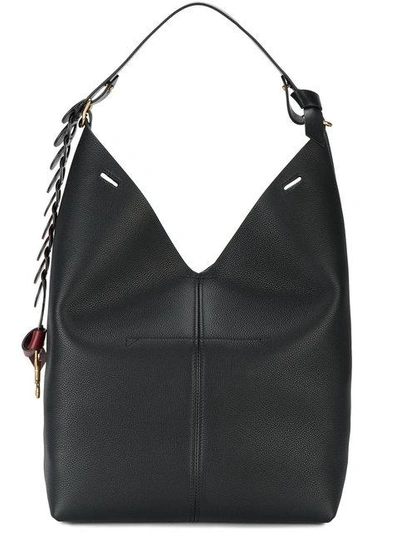 Anya Hindmarch Small Leather Bucket Bag - Black | ModeSens