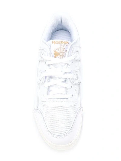 Shop Reebok Side Logo Sneakers - White