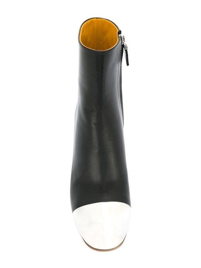 Shop Proenza Schouler Metallic-detail Ankle Boots
