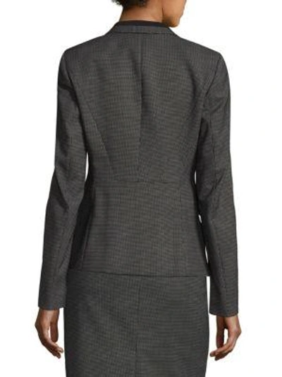 Shop Hugo Boss Jelisana Minidot Jacket In Black Fantasy