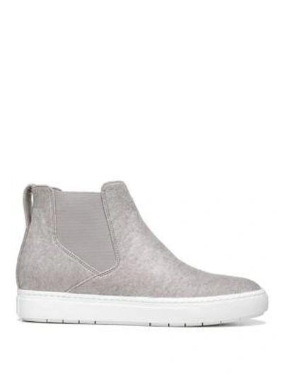 Shop Vince Newlyn Slip-on Sneakers In Oatmeal