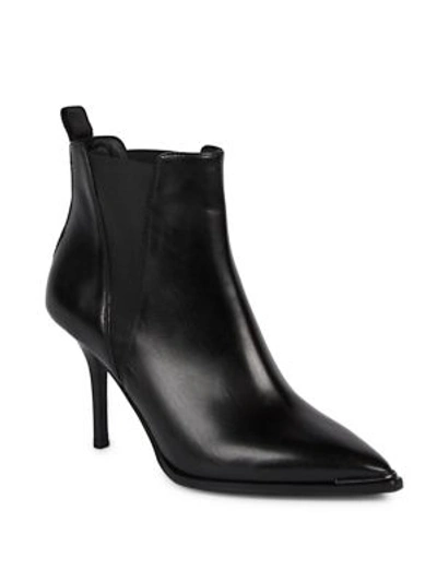 Shop Acne Studios Jemma Chelsea Leather Boots In Black