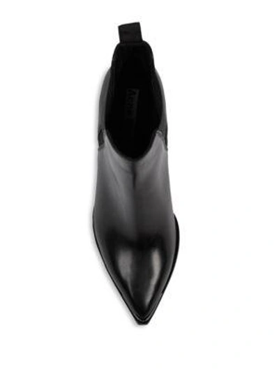 Shop Acne Studios Jemma Chelsea Leather Boots In Black