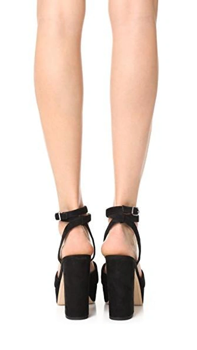 Shop Sam Edelman Mara Platform Sandals In Black