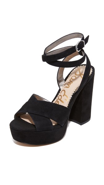 mara suede platform sandal