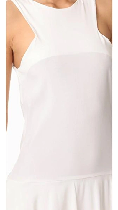 Shop Mlm Label Aries Tier Dress In Ivory