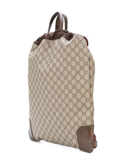 Shop Gucci Courrier Gg Supreme Backpack