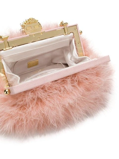 Shop Dolce & Gabbana 'vanda' Clutch - Pink