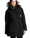 Canada Goose 'expedition' Relaxed Fit Down Parka With Genuine Coyote Fur In Black
