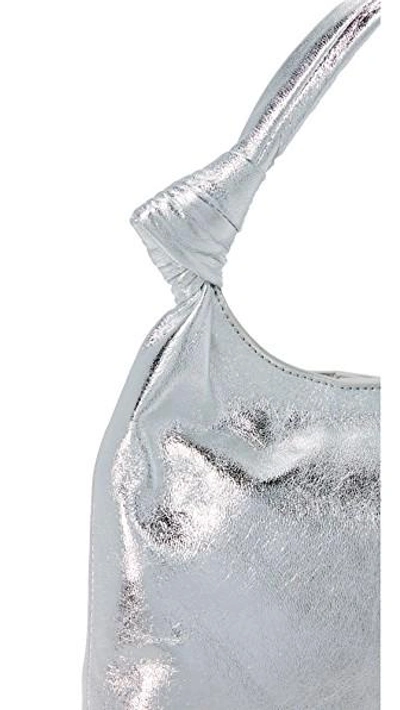 Shop Loeffler Randall Mini Knot Tote In Silver