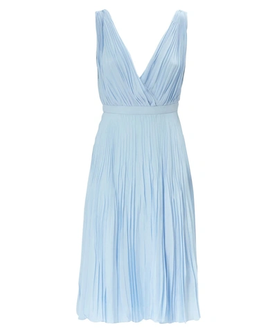 Prada Women&#39;s  Light Blue Silk Dress'