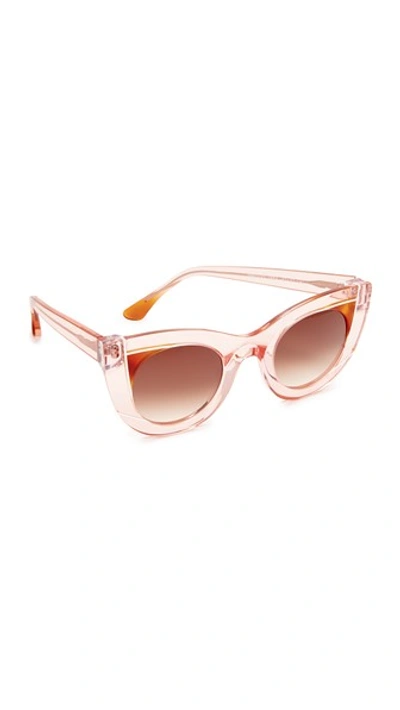 Thierry Lasry Wavvvy Sunglasses In Pink/brown