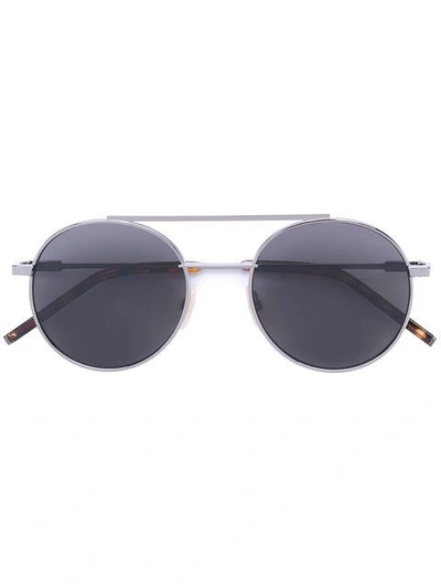 Shop Fendi Eyewear Air Aviator Sunglasses - Black