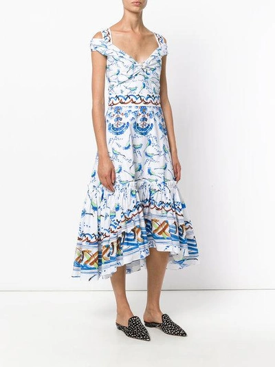 Shop Peter Pilotto Bird Print Dress
