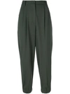 ANTONIO MARRAS pleated tailored cropped trousers,LB3005D0412169242