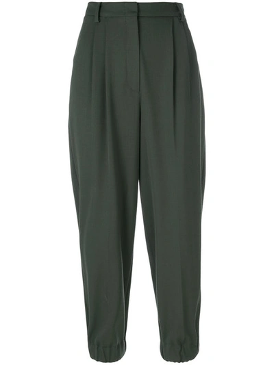 Antonio Marras Pleated Tailored Cropped Trousers