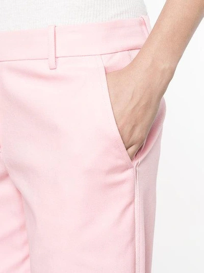 Shop Sies Marjan Twill Cropped Trousers In Pink