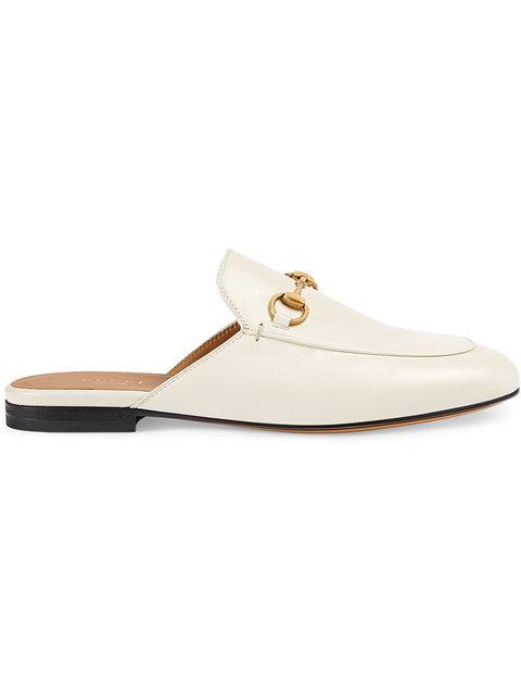 gucci mules white