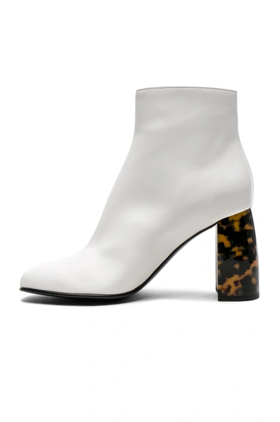 Shop Stella Mccartney Zip Ankle Boots In White